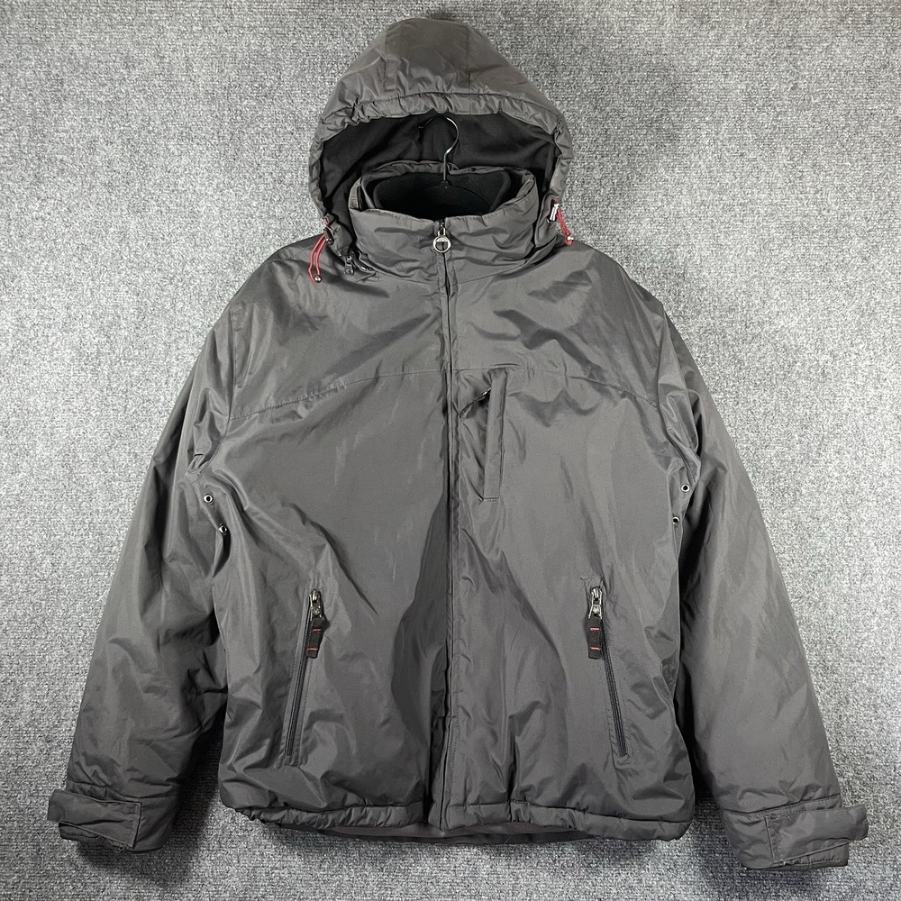 J. Whistler All Weather Shed System Jacket Heavy Dark Gray Mens Size Medium
